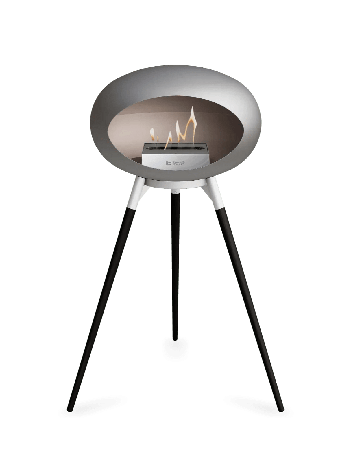 Le Feu - Dome Nickel Ground Wood High - Fireplace - Viva Alfresco