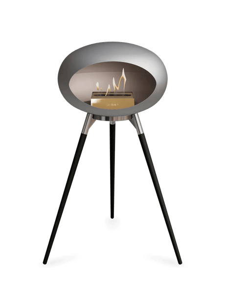 Le Feu - Dome Nickel Ground Wood High - Fireplace - Viva Alfresco