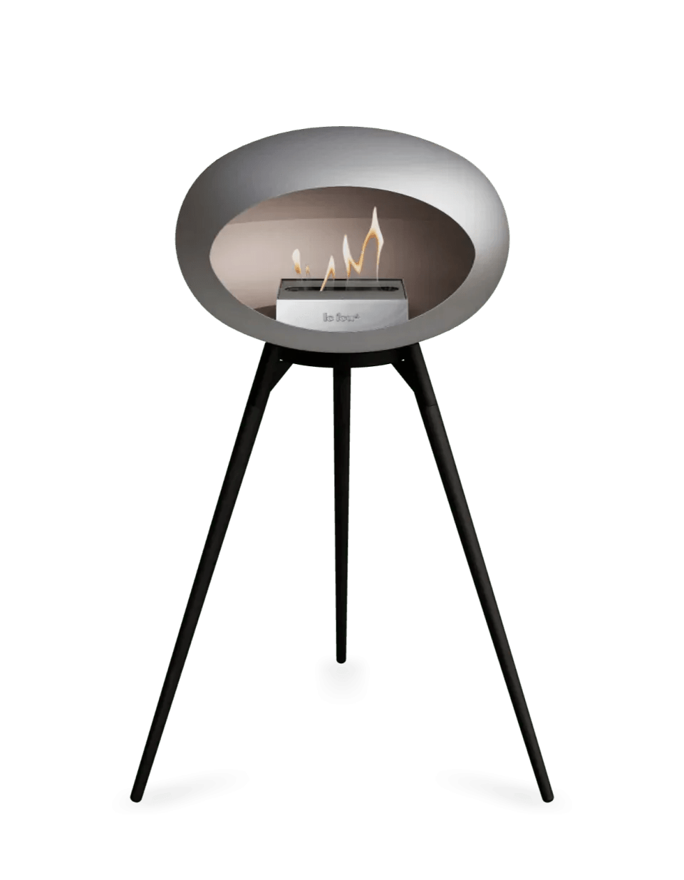 Le Feu - Dome Nickel Ground Wood High - Fireplace - Viva Alfresco