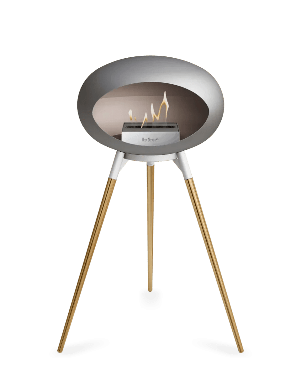 Le Feu - Dome Nickel Ground Wood High - Fireplace - Viva Alfresco