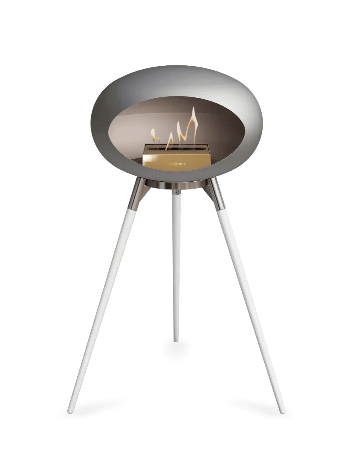 Le Feu - Dome Nickel Ground Wood High - Fireplace - Viva Alfresco