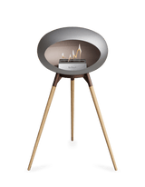 Le Feu - Dome Nickel Ground Wood High - Fireplace - Viva Alfresco