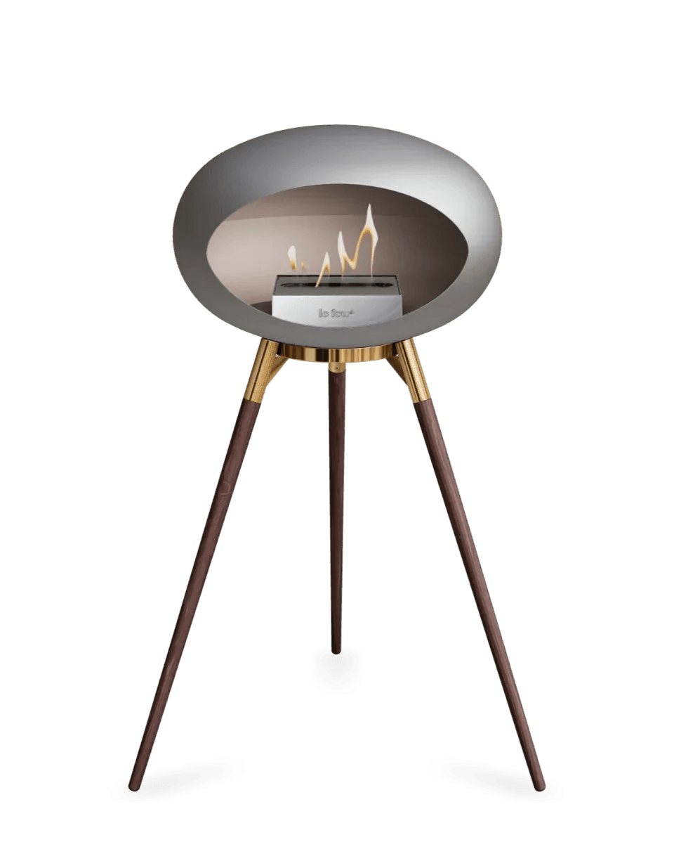 Le Feu - Dome Nickel Ground Wood High - Fireplace - Viva Alfresco