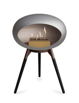 Le Feu - Dome Nickel Ground Wood Low - Fireplace - Viva Alfresco