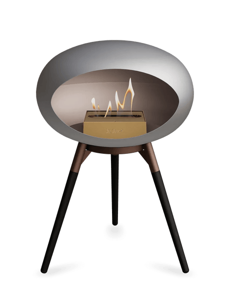 Le Feu - Dome Nickel Ground Wood Low - Fireplace - Viva Alfresco