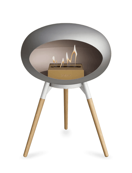 Le Feu - Dome Nickel Ground Wood Low - Fireplace - Viva Alfresco