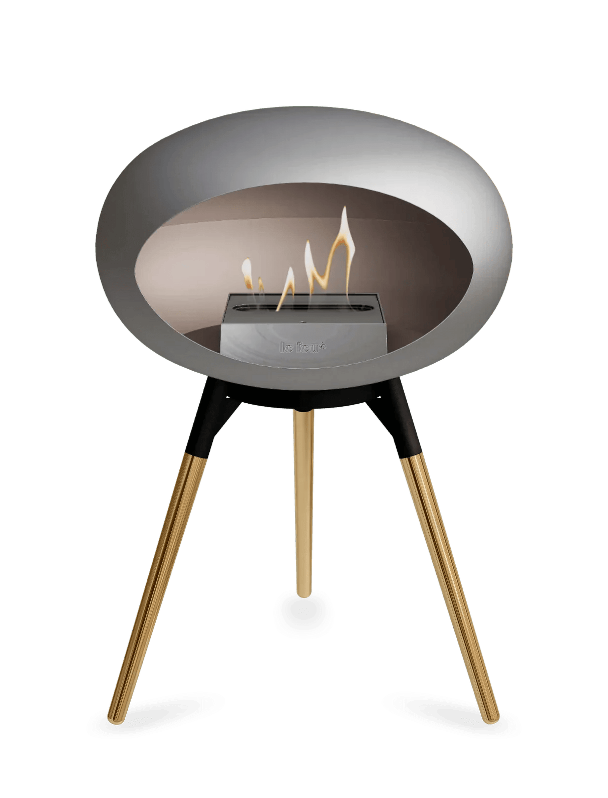 Le Feu - Dome Nickel Ground Wood Low - Fireplace - Viva Alfresco