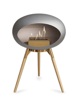 Le Feu - Dome Nickel Ground Wood Low - Fireplace - Viva Alfresco