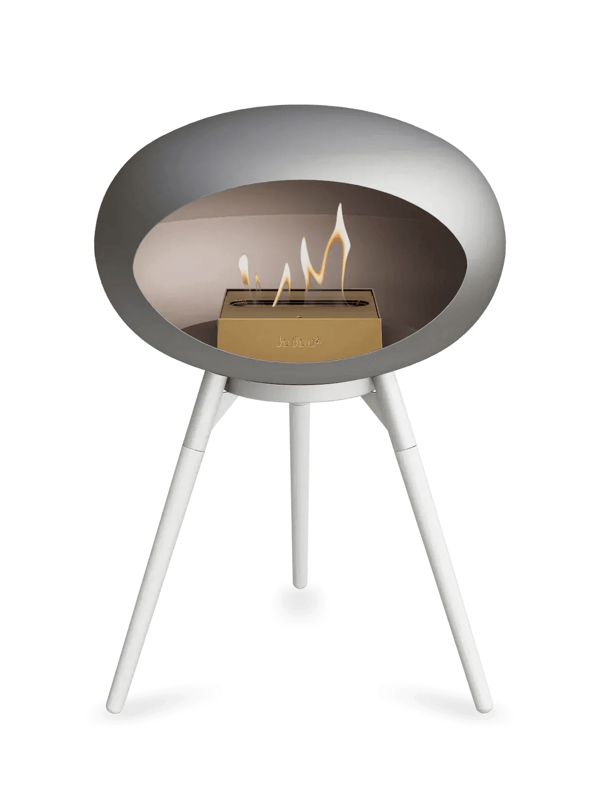 Le Feu - Dome Nickel Ground Wood Low - Fireplace - Viva Alfresco