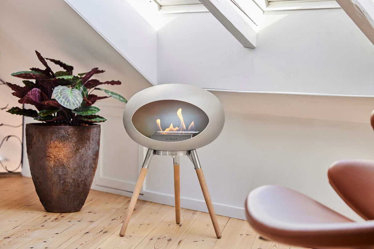 Le Feu - Dome Nickel Ground Wood Low - Fireplace - Viva Alfresco