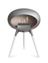 Le Feu - Dome Nickel Ground Wood Low - Fireplace - Viva Alfresco