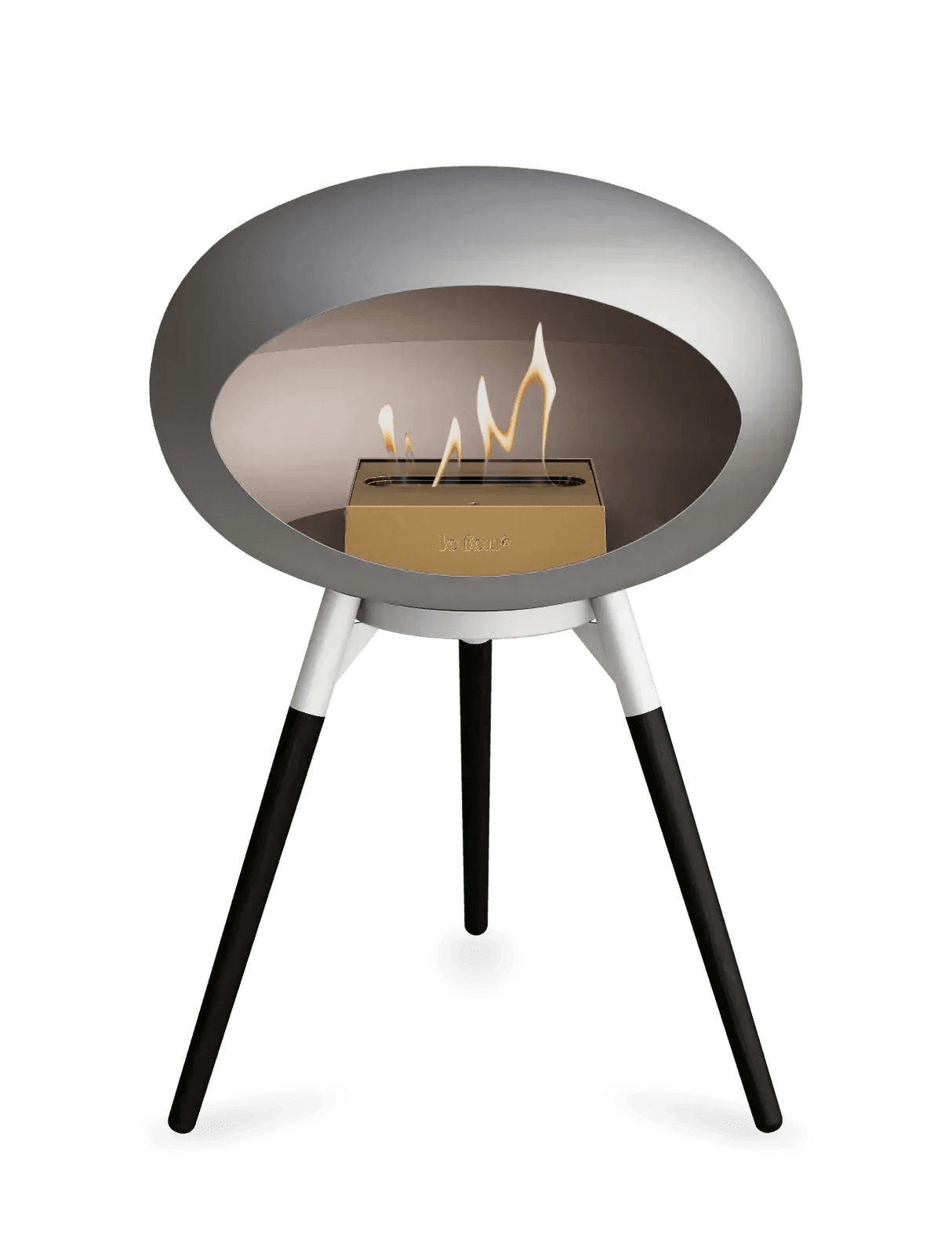 Le Feu - Dome Nickel Ground Wood Low - Fireplace - Viva Alfresco