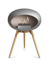 Le Feu - Dome Nickel Ground Wood Low - Fireplace - Viva Alfresco