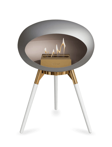 Le Feu - Dome Nickel Ground Wood Low - Fireplace - Viva Alfresco