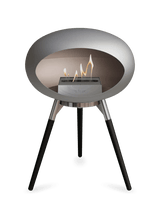 Le Feu - Dome Nickel Ground Wood Low - Fireplace - Viva Alfresco