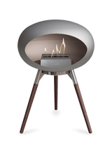 Le Feu - Dome Nickel Ground Wood Low - Fireplace - Viva Alfresco