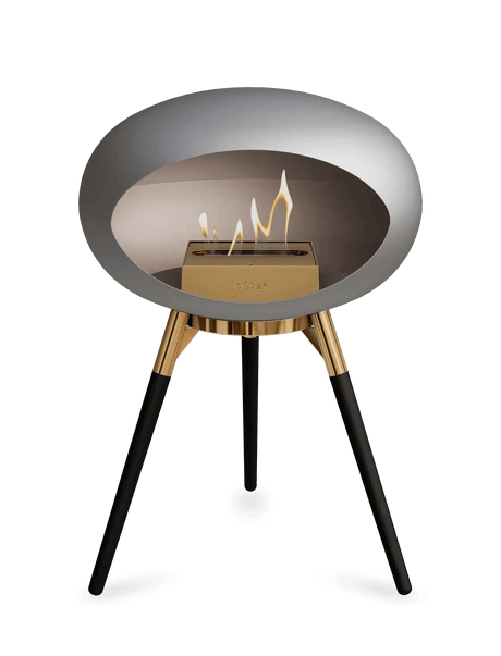 Le Feu - Dome Nickel Ground Wood Low - Fireplace - Viva Alfresco