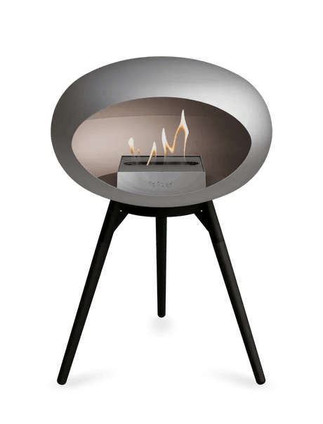 Le Feu - Dome Nickel Ground Wood Low - Fireplace - Viva Alfresco