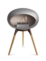 Le Feu - Dome Nickel Ground Wood Low - Fireplace - Viva Alfresco