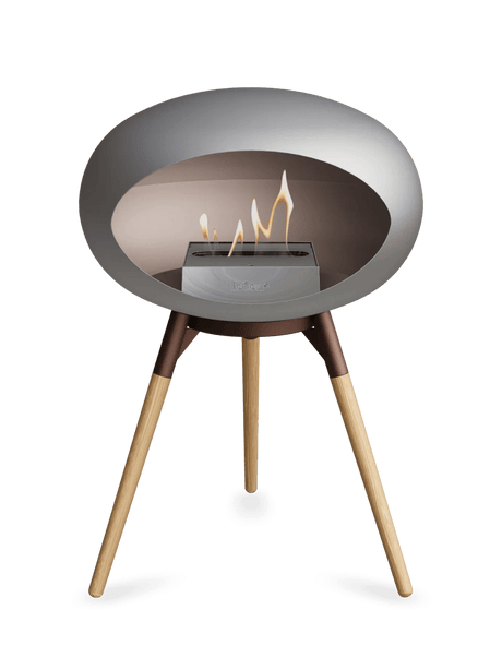 Le Feu - Dome Nickel Ground Wood Low - Fireplace - Viva Alfresco