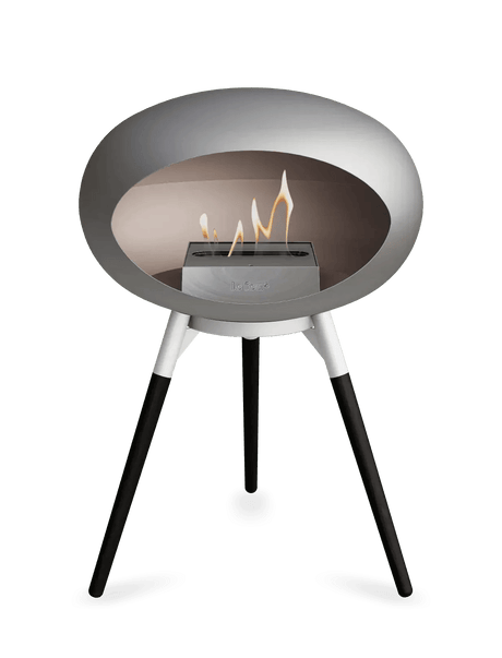 Le Feu - Dome Nickel Ground Wood Low - Fireplace - Viva Alfresco