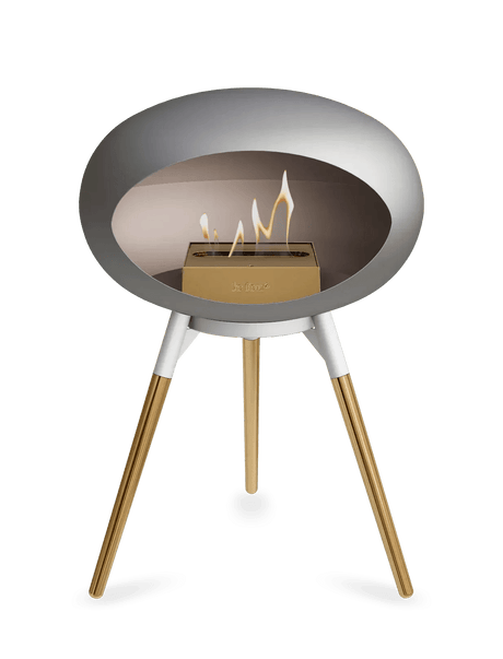 Le Feu - Dome Nickel Ground Wood Low - Fireplace - Viva Alfresco