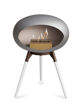 Le Feu - Dome Nickel Ground Wood Low - Fireplace - Viva Alfresco