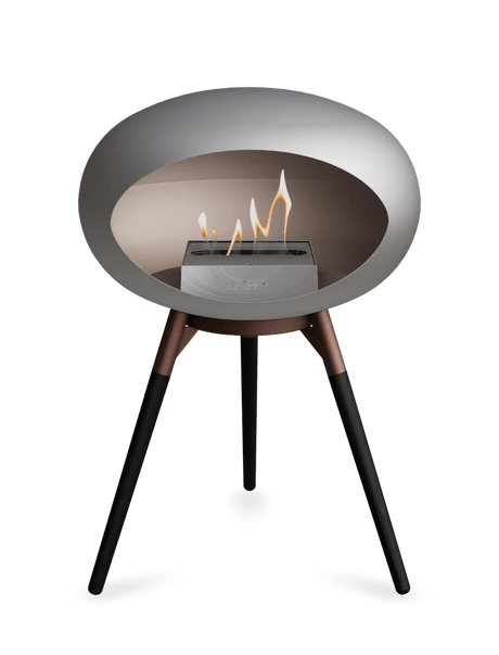 Le Feu - Dome Nickel Ground Wood Low - Fireplace - Viva Alfresco