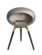 Le Feu - Dome Nickel Ground Wood Low - Fireplace - Viva Alfresco