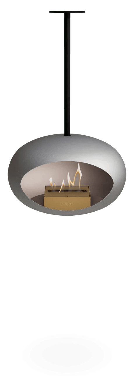 Le Feu - Dome Nickel Sky Indoor/Outdoor - Fireplace - Viva Alfresco