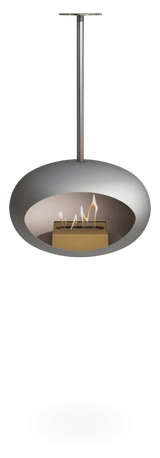 Le Feu - Dome Nickel Sky Indoor/Outdoor - Fireplace - Viva Alfresco