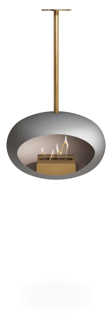 Le Feu - Dome Nickel Sky Indoor/Outdoor - Fireplace - Viva Alfresco