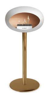 Le Feu - Dome White Ground Steel High Pole - Fireplace - Viva Alfresco