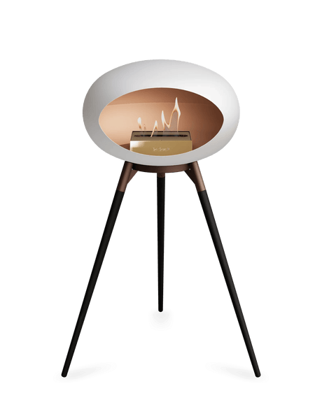 Le Feu - Dome White Ground Wood High - Fireplace - Viva Alfresco