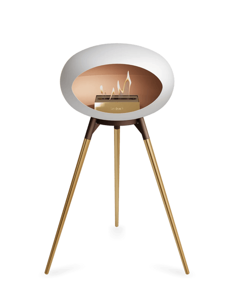 Le Feu - Dome White Ground Wood High - Fireplace - Viva Alfresco