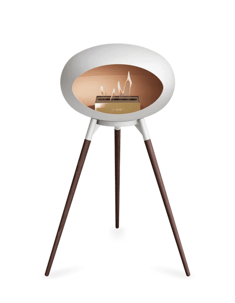 Le Feu - Dome White Ground Wood High - Fireplace - Viva Alfresco