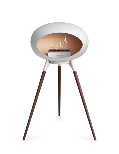 Le Feu - Dome White Ground Wood High - Fireplace - Viva Alfresco