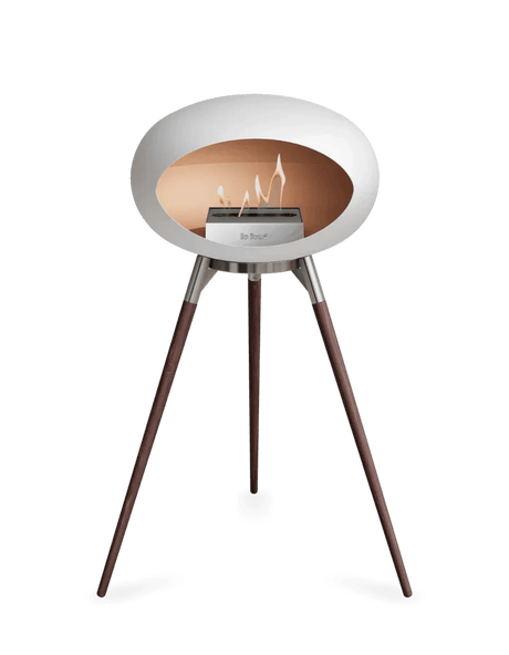 Le Feu - Dome White Ground Wood High - Fireplace - Viva Alfresco