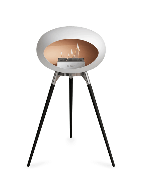 Le Feu - Dome White Ground Wood High - Fireplace - Viva Alfresco