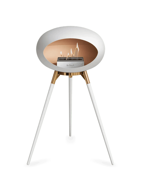 Le Feu - Dome White Ground Wood High - Fireplace - Viva Alfresco