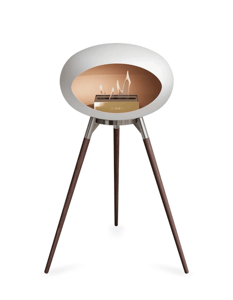 Le Feu - Dome White Ground Wood High - Fireplace - Viva Alfresco