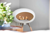 Le Feu - Dome White Ground Wood Low - Fireplace - Viva Alfresco