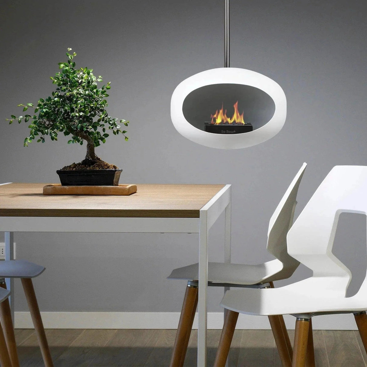 Le Feu - Dome White Sky Indoor/Outdoor - Fireplace - Viva Alfresco