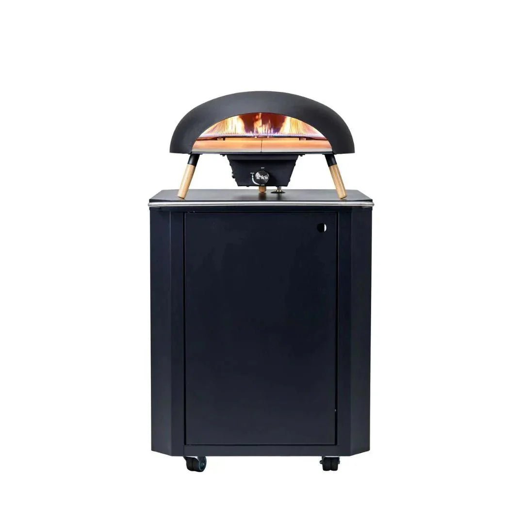 Le Feu Turtle Black Gas Powered Pizza Oven - Viva Alfresco