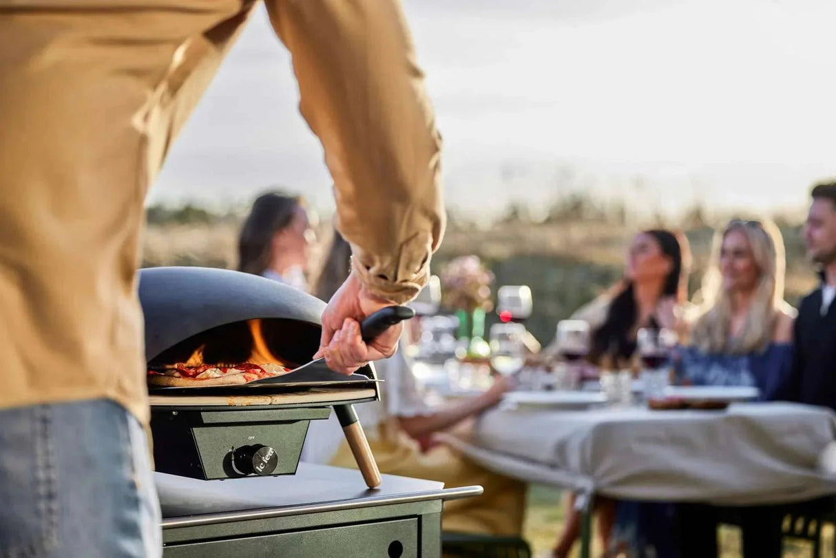 Le Feu Turtle Black Gas Powered Pizza Oven - Viva Alfresco