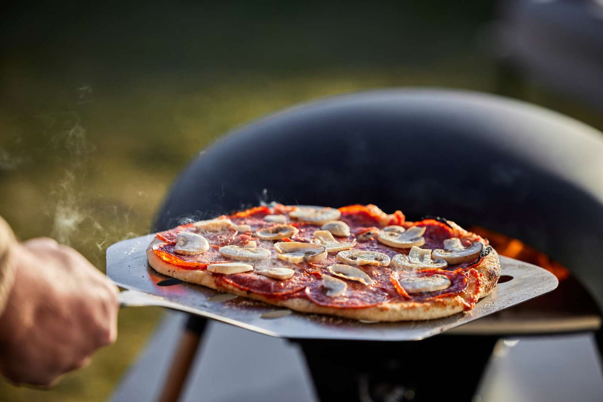 Le Feu Turtle Black Gas Powered Pizza Oven - Viva Alfresco