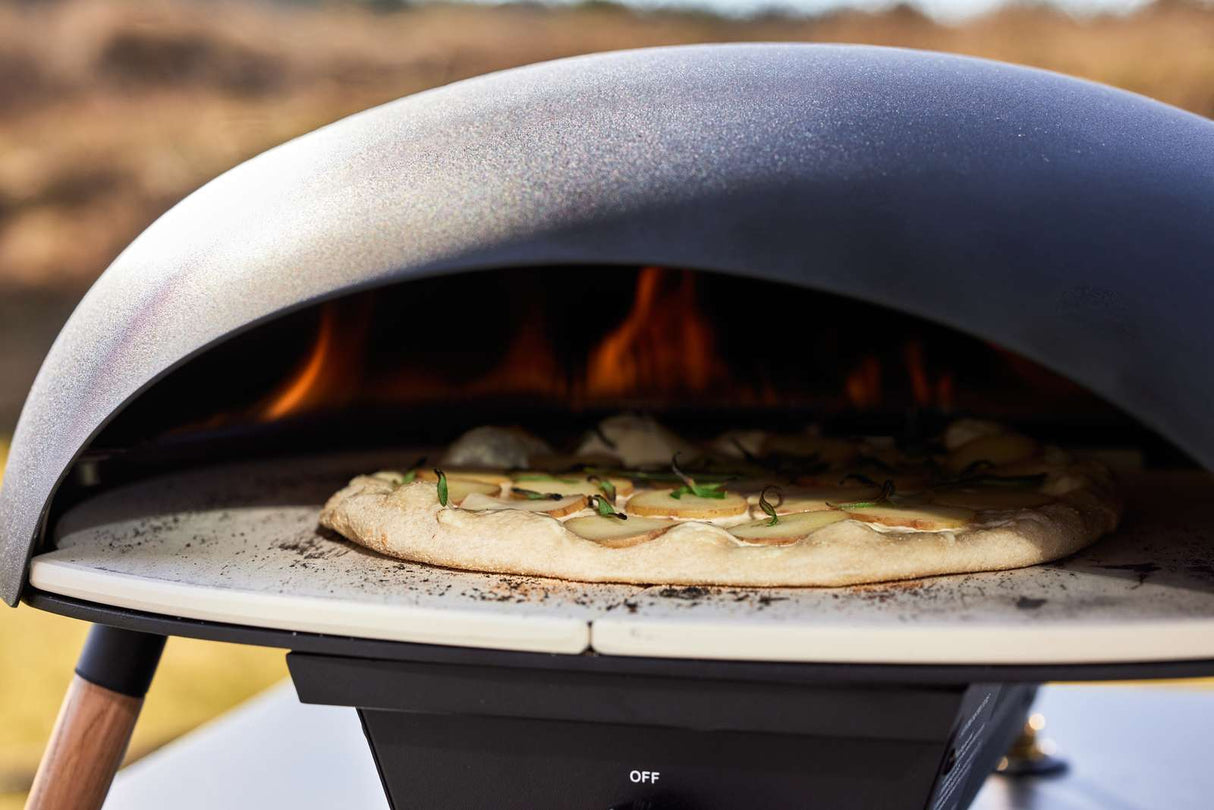 Le Feu Turtle Black Gas Powered Pizza Oven - Viva Alfresco