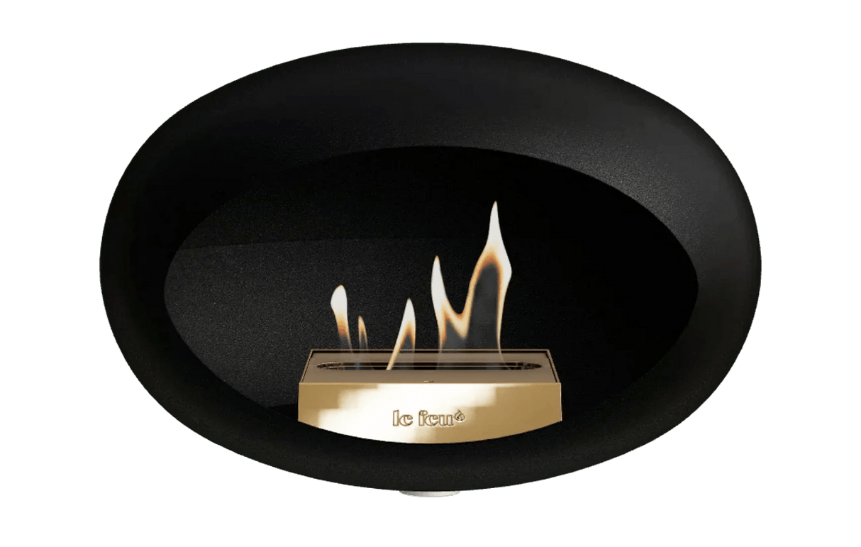 Le Feu - Wall Black Indoor/Outdoor - Fireplace - Viva Alfresco