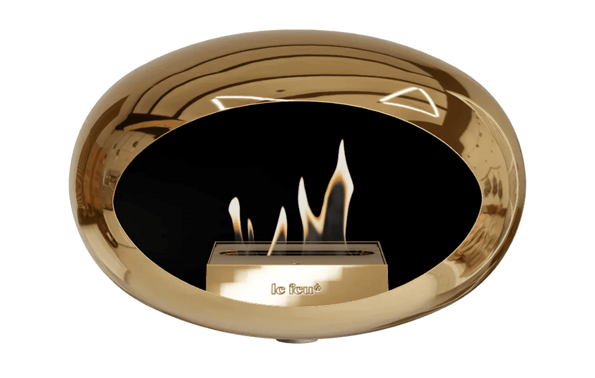 Le Feu - Wall Chromed Rose Gold Indoor/Outdoor - Fireplace - Viva Alfresco