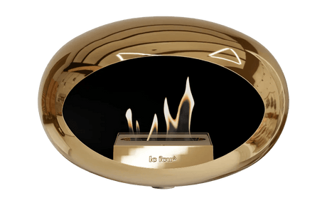 Le Feu - Wall Chromed Rose Gold Indoor/Outdoor - Fireplace - Viva Alfresco